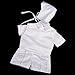 Dressy Daisy Baby Boys' 4 Pcs Satin Baptism Christening Suit With Bonnet Short Sleeves Infant Size 6-9 Months White