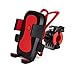 Produktbild Blanketswarm Universal Bike Phone Halterung, 8,9 cm-6 "Fahrrad Motorrad Lenker Handy Halterung, Silikon Wiege Klammer Passt für Smartphone Andere GPS-Geräte, ABS, rot, 3.5"-6"
