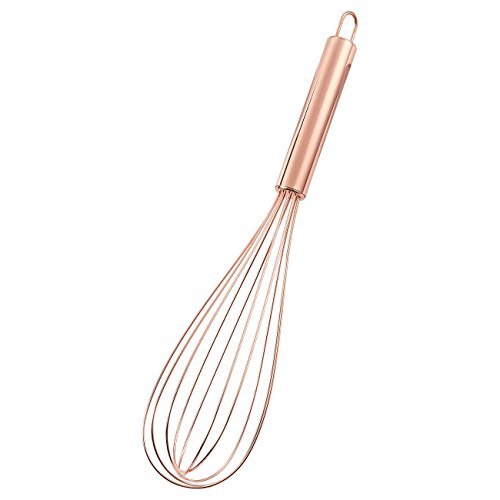 cuisson ustensile de cuisine et consommables - Cuivre revêtu - Idéal pour cuisine et de pâtisserie - Or rose Balloon Whisk