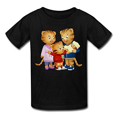 Sixtion Kids Toddler Daniel Tiger's Neighborhood Little Boys Girls T Shirts Small