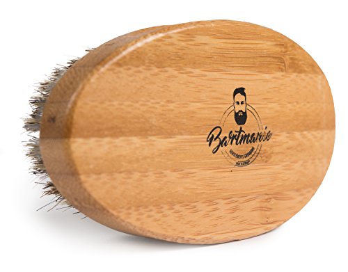 Bartbürste Bartmanie aus edlem Holz und Wildschwein Echthaarborsten für perfekte Bartpflege, in edler Geschenkbox - 3