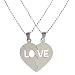 Men Style Look Trendy Couple Lockets Silver 304 stainless Steel Heart Pendent for Men And boys And Girls RS.299.00