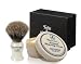 Produktbild ALMOND - Taylor of Old Bonds Street Pure Badger Brush & Cream Set *Luxury Ivory brush with Almond Shaving Cream
