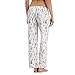 Mantaray Womens Cream Ski Print Pyjama Bottoms 20
