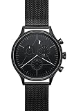 CRONOMETRICS Unisex Erwachsene Analog Quarz Uhr mit Edelstahl Armband CM02WS03