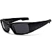 Produktbild moda Gangsta Shades Locs Hardcore-Platz Inset dunkle Objektiv Sonnenbrillen 1 55mm dunkler Rauch regulär Matte Black/Dark