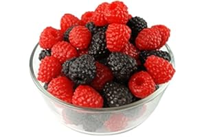 JAWSEU 30 Stück Künstliche Himbeere, Simulation Kunststoff Himbeere Fake Fruit, Lebensechte Himbeeren, Fotografie Requisiten, Hochzeitsdekoration, Tischdekoration