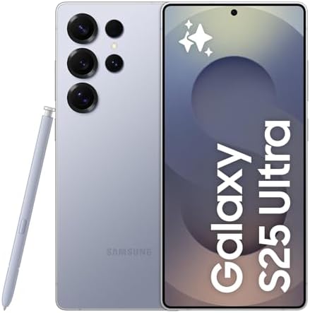 Samsung Galaxy S25 Ultra Smartphone AI, 3 anni di Garanzia del produttore, Display 6.9'' QHD+ Dynamic AMOLED 2X, Fotocamera 200MP, RAM 12GB, 512GB, 5.000 mAh, Titanium Silverblue [Versione italiana]