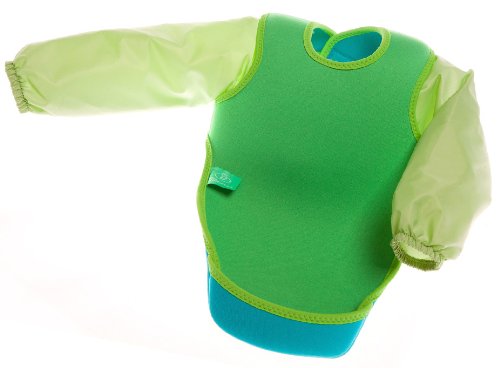 BibettaBaby Bib Neoprene Ultrabib with Sleeves in Green