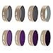 Produktbild bloatboy Camera Lens Filters Zubehörsatz, ND4, ND8, ND16, CPL, ND8/PL, ND16/PL, ND32/PL, ND64/PL Camera Lens Filters für DJI OSMO Action (A(8-teiliges Set))
