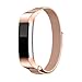 Produktbild Weiye Fitbit Charge 2 Armband Ersatz-Band, Edelstahl, Metall-Armband Armband für Fitbit Charge 2–1 Uhrenarmband 0,7 cm breit, edelstahl, rose gold, 20,32 cm (8 Zoll)