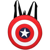 AUXTER Red Polyester Avenger Captain America Shield school Bag casual Backpack Daypack