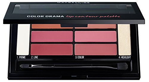 Maybelline New York Lippenpalette, Color Sensational Lip Contour Palette Blushed Bombshell, 1er Pack (1 x 1 Stück) - 2