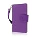 Produktbild Empire MPERO FLEX FLIP Wallet Case Tasche Hülle for LG Splendor/Venice US730 - Purple/Weiß