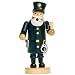 Produktbild Sikora Räuchermännchen aus Holz - Serie A - 3 Größen S bis XL - Verschiedene Motive, Größe:Höhe ca. 15 cm, Farbe/Modell:A14 blau - Polizist