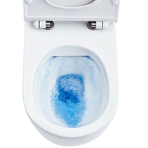 NEG Hänge-WC Uno11RK (Tiefspüler/randlos/kurz) Toilette ohne Unterspülrand mit Duroplast Soft-Close-Deckel und Nano-Beschichtung - 7