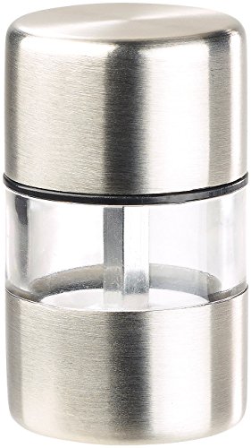 PEARL Mini-Salz-/Pfeffermühle, Edelstahl, Keramikmahlwerk, 3er-Set - 4