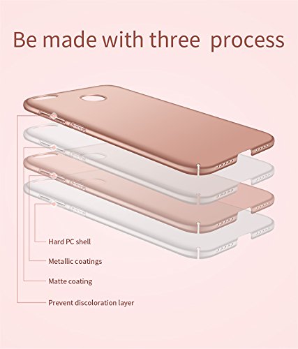 Bllosem Redmi 4X Funda High Quality Ultra Slim Exquisite Real Skin Feeling Full Body Protection Funda for Xiaomi Redmi 4X Silver