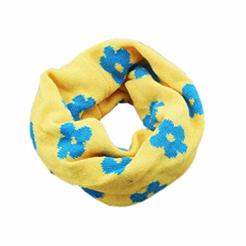 Tonsee® Attractive Baby Than The New Plum Blossom Children Scarf Printing Lovely Warm Children's Collar (F)