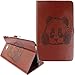 Produktbild Samsung Galalxy Tab A 10.1(2016) T580 T585 Hülle Leder [Braun] ISENPENK Wallet Magnet,Tiere Muster 3D Panda Samsung Galalxy Tab A 10.1(2016) T580 T585 Flip Case Tasche Handyhülle Lederhülle 3-in-1 Bookstyle Geldbörse Tasche,Ständer Standfunktion Schutzhülle Tasche Credit Card Slots