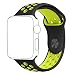 Produktbild Armband für Apple Watch 42 mm S/M Silikon Schwarz/Gelb