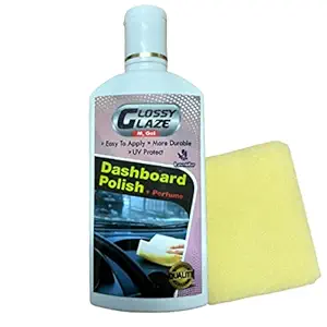 Glossy Glaze Dashboard Polish with Fragrance Protects and Shines Interiors of Cars, Bike, Motorcycle | Instant Shine | Suitable for Fiber, Plastic Surfaces, Vinyl Pack -100 ML Fragrance - Lavander