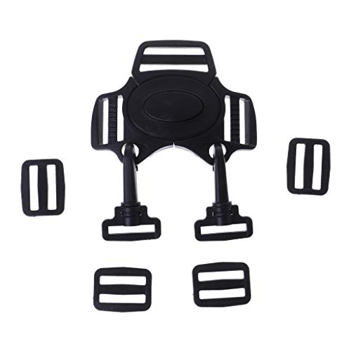 Preisvergleich Produktbild ESden Baby 5-Punkt-Gurtschloss Clip Haken Kinderwagen Buggy Sicherheitsgurt Schnalle Schwarz