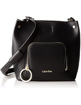Calvin Klein Handtaschen Damen, Farbe Schwarz, Marke, Modell Handtaschen Damen Natasha Cube Schwarz