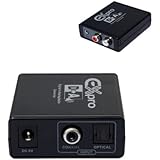 Ex-Pro® AV-Pro SPDIF Digital DAC to Analogue Stereo Audio Converter [SPDIF TOSlink/Coaxial to Stereo Left/Right RCA Phono]