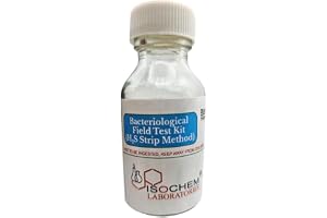 ISOCHEM Bacteriological Field Test Kit (E Coli/Coliform Bacteria) H2S Strip Method (1 Test)