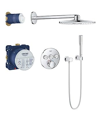 GROHE 34705000 Set de douche encastré Grohtherm SmartControl, Chrome
