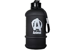 ZEROLAB Animal Nutrition Water Jug, (Gallon, botella), 1,3 Litros, Black