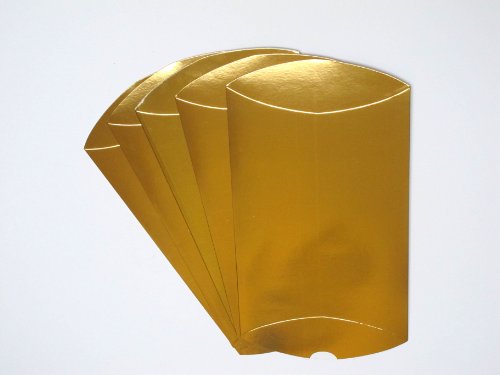 Susy Card 11277811 Geschenkbox, 5-er Packung, gold folie - 2