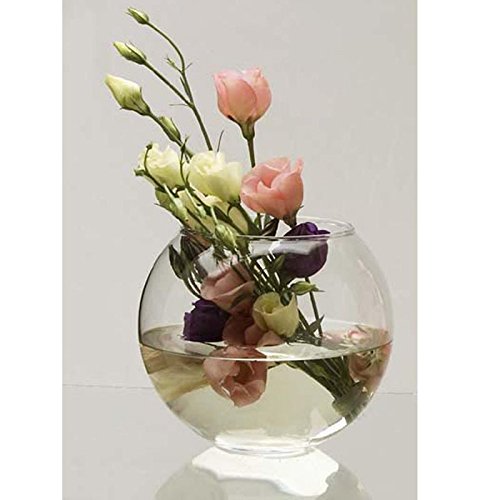 12 x Glas in Kugelform H 8 cm – Vase – Windlicht – Dekoglas – Rundvase Kugelvase - 4