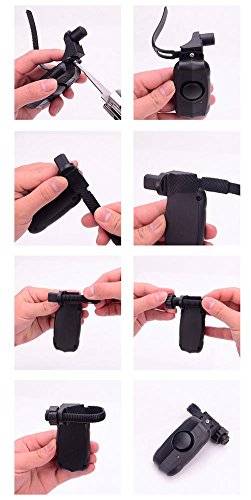 Wireless Vibration Motion Alarm mit Fernbedienung Diebstahlschutz Bike Motorrad Fahrzeug Sicherheit Outdoor USB Ladekabel Wireless Fernbedienung Vibration Alarm Fahrrad Horn Elektro-Fahrzeug Home Vibrationen