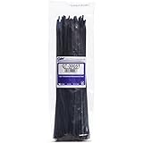 GW Kabelbinder-Technik, Kabelbinder 300 x 4,8 mm, schwarz, 100 Stück, GT-300STBC