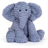 Jellycat Fuddlewuddle Medium Elephant - L: 8cm x L: 13cm x H: 23cm