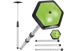 OUUTMEE Golf resväskor stödstång, aluminium golf stödstång sexkantig slagtålig golf reseskydd flexibel golf klubb resa support skydd pinne bar