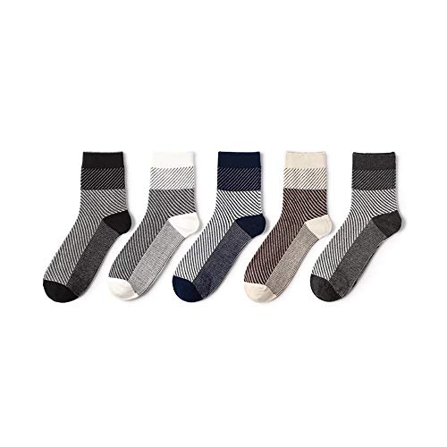 Preisvergleich Produktbild SIKESONG Mädchen Socken Gestreifter Herbst Und Winter Kniestrumpf Persönlichkeit Baumwollsocken