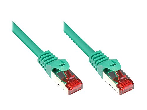 kabelmeister® Patchkabel, Cat. 6, S/FTP, PiMF, PVC, 250MHz, grün, 2m