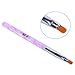 Elite99 7pcs Assorted Brush Pen Set Acrylic UV Gel Painting Draw Builder Nail Art False Tips Portable DIY Handle Manicure Tool Salon Design