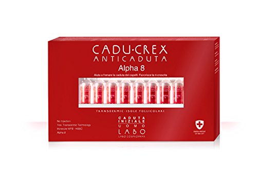 Cadu CREX alpha-8 caída abbondante Anticaída Hombre 20 Ampollas