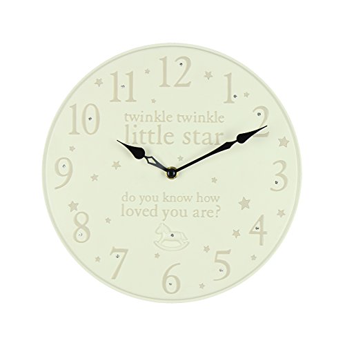 Bambino by Juliana Resin Wall Clock Twinkle Twinkle 25 cm