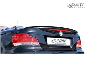 RDX Racedesign Trunk spoiler lip compatible with BMW 1-Series E82/E88 Coupé/Cabrio (ABS)