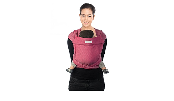 Babylonia Echarpe De Portage 100 Biologique Et Tres Facille A Utiliser Tai Modele One Size Berry Dusk Amazon Fr Bebe Et Puericulture