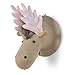 Produktbild Childhome - Kinder Baby Accessoire Wanddekoration Deko Elch Hirsch Kopf in Tier Trophäen Stil, 22x25x38cm, perfekt für Das Stilvolle und sichere Kinderzimmer, Braun