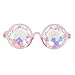 Produktbild HyPee Kaleidoskop Gläser, Kaleidoskop Brillen, Kaleidoskop Gläser Rave Festival Party EDM Sonnenbrille Cosplay Goggles Kostüm Foto Requisiten Vintage Goggles (Rosa)