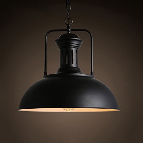 Preisvergleich Produktbild LIUYU Amerikanischer Art-Weinlese-Metallleuchter, Retro- schwarze hängende Lichter, Stab-Gaststätte-dekorative Beleuchtung