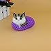 Produktbild Elegante Katzen-Hausschuhe aus Plüsch, niedliche Simulation, Katzenspielzeug violett