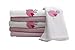 Lollipop Lane Muslin Square (Pink Birdie, Pack Of 6)